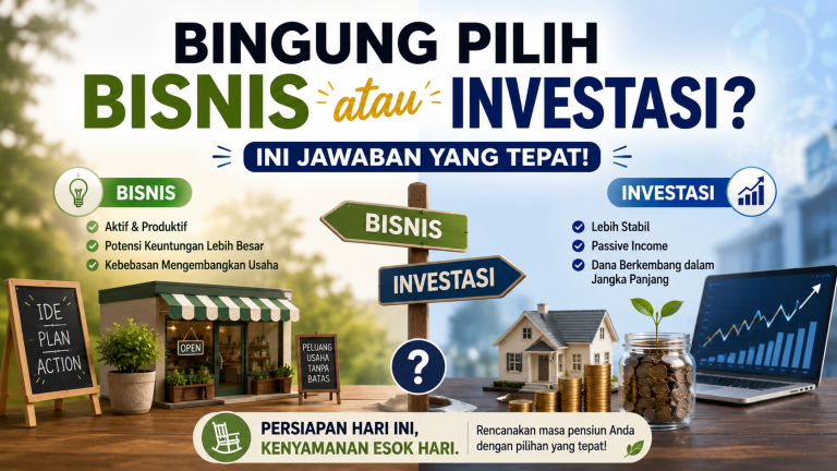 bisnis atau investasi untuk masa pensiun